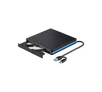 Lettore DVD Unità Ottica Esterna Type-C USB 3.0 Masterizzatore CD/DVD 2 in 1 Lettore di Schede Unità RW Lettore Unità Ottica Esterna