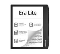 Pocketbook Era Lite - Lettore e-reader, display da 7" E-Ink Carta 1300, 16 GB, IPX4, Bluetooth, SMARTlight, verde pietra, versione DE/AT/CH