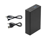 Lettore esterno di alluminio del bacino degli HDD della doppia baia della docking station USB3.0 dei dischi rigidi per gli HDD da 2,5 pollici UASP offline