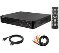 Lettore HD DVD per TV, Multi Regione Libera Lettori DVD CD Con Uscita HDMI & AV,