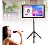 Lettore Karaoke Da 18,5" Con Supporto, Disco Rigido Da 8+500 GB, Vasta Libreria Musicale, Touchscreen/voce/selezione Brani Mobile, Collegamento A TV/proiettore/amplificatore | System KTV Domestico