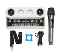 Lettore karaoke raffreddato ad acqua con schermo touch, download dell'app YouTube e connettività microfono wireless per un divertimento continuo nel