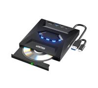 Lettore/masterizzatore CD e DVD con hub integrato USBA/USBC