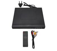 Lettore Mini DVD, Lettori DVD Compatti HD 720P per TV, Piccolo Lettore CD DVD per la Casa con Telecomando, Supporto Uscita AV, Ingresso USB 2.0, Cavo Incluso (Spina europea)