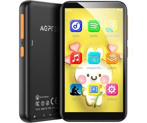 Lettore MP3 80 GB Spotify Bluetooth WiFi bambini controllo parentale 4 pollici