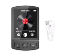 Lettore MP3 Bluetooth 5.0 con schermo HD da 1,7 pollici, supporto scheda Micro SD da 128 GB (non inclusa) Lettore musicale multifunzionale