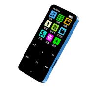 Lettore MP3 Bluetooth 5.2 4GB/8GB/16GB 90x38x10mm Nero metallizzato