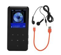 Lettore MP3 Bluetooth 5 con audio HIFI lossless, funzione eBook, radio FM, pulsanti touch e altoparlante HD integrato per l'intrattenimento personale.