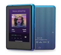 Lettore MP3, BT 5.0 256GB Lettore Musicale Full Touch Screen TFT da 2,4 Pollici, con Cuffie Cablate, per Windows 98 ME 2K XP Vista 7, per OSX 10 (BLUE)