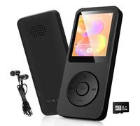Lettore MP3 Classico 32 GB - Bluetooth 5.3 Schermo da 1,8 Pollici sportivo con cuffie Design Compatto e Portatile, Riproduzione Musicale HiFi Senza Perdite, Espandibile Fino a 128 GB con Scheda TF