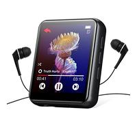 Lettore MP3 con Bluetooth 5.0, Lettori MP3 de Full Touch Schermo, 64 GB Lossless HiFi Sound Lettore di musica con Altoparlante, FM Radio, Registratore vocale, Ebook, Espandibile fino 128GB