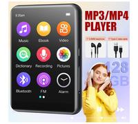 Lettore MP3 con Bluetooth 5.3, dispositivo musicale Hi-Fi portatile con schermo touch completo e altoparlante integrato, decodifica audio AAC,