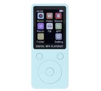 Lettore Mp3 con Bluetooth, Audio HiFi Lettore Musicale Portatile con Schermo da 1,8 Pollici con Auricolari, Lettore Mp3 con Riduzione del Rumore Espanso Fino a 128 GB (BLUE)