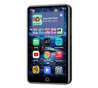 Lettore MP3 con Bluetooth e WiFi, memoria ZAQE da 80 GB e sistema operativo Android, touchscreen da 4", musica Spotify, altoparlante integrato, radio FM, lettore MP4 per bambini