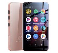 Lettore MP3 con Bluetooth WiFi, 160 GB, innioasis MP3 con Spotify, Spotify Kids, Pandora, Play Store, App Parental Manager, Calm, 4 pollici HD Full Touch Screen Lettore musicale MP4 per bambini (rosa