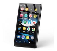 Lettore MP3 da 160 GB con Bluetooth e WiFi, lettore MP4 portatile Android da 5”, lettore per bambini con altoparlanti, suono HiFi, lettore musicale con Spotify, YouTube, Play Store (Gray)