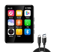 Lettore MP3 da 2,4 Pollici con Supporto Bluetooth, Schermo Intero , Lettore7877