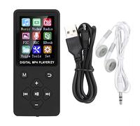 Lettore MP3 da 32 GB con Bluetooth, mini lettore musicale portatile, audio digitale e lettore MP4, radio FM, registratore vocale, schermo da 1,8 pollici, auricolari
