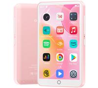 Lettore MP3 da 80 GB (16 GB+64 GB) Android 9.0 con Bluetooth e Wi-Fi, schermo da 4,0 pollici con altoparlanti, radio FM, eBook, capacità fino a 512 GB