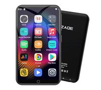 Lettore MP3 da 80 GB con Spotify, Wi-Fi e Bluetooth, ZAQE con touchscreen da 4 pollici, lettore MP4 con Android 13, compatibile con Audible, radio FM, Amazon Music, Deezer, Pandora, Play Store
