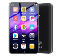 Lettore MP3 da 80GB con Bluetooth e WiFi, lettore MP3 da 4 pollici con Spotify, lettore MP4 portatile Android per bambini, lettore musicale HiFi, Audible, Amazon Music, radio FM,espandibile fino a 1TB