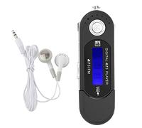 Lettore MP3 Digitale, Lettore Musicale MP3 USB Portatile con Supporto Schermo LCD Scheda Micro SD/Memoria da 32 GB Radio FM Registratore Vocale Scheda TF(Nero)