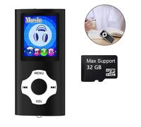 Lettore MP3 elegante e raffinato, supporta Bluetooth 5.2, compagno musicale portatile per le tue avventure quotidiane (nero), buona qualità,