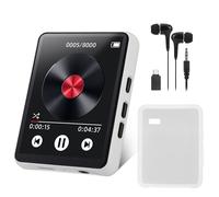 Lettore MP3 HiFi 2.4inch Full Touch Screen Lettore Musicale 5.3 Compatibile Blue