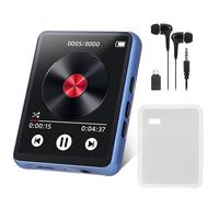 Lettore MP3 HiFi 2.4inch Full Touch Screen Lettore Musicale 5.3 Compatibile Blue