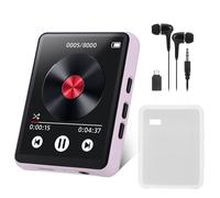 Lettore MP3 HiFi 2.4inch Full Touch Screen Lettore Musicale 5.3 Compatibile Blue