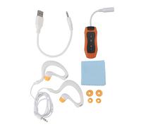 Lettore MP3 impermeabile per nuoto, IPX8 Lettore musicale subacqueo con auricolari ricaricabile tramite USB Materiale resistente in ABS e gomma di
