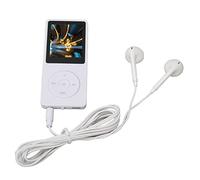 Lettore MP3 Lettore MP4, Lettore Musicale MP3 con Auricolare, HiFi Portatile Lossless Sound Lettore Musicale MP3 Mini Registratore Vocale, Regali (Bianco)