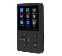 Lettore MP3/lettore MP4, USB2.0 Supporto per lettore musicale HiFi con schermo a colori portatile sottile e leggero per scheda di memoria SD da 32 GB(Nero)