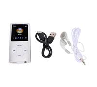 Lettore MP3, Lettore musicale MP3 portatile con schermo LCD da 1,8 pollici Bluetooth (Grigio argento)