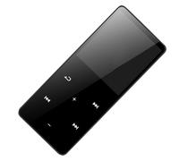 Lettore Mp3 Lossless Controllo Touch, Schermo 1, 8 Pollici Nero | Memoria 16 Gb, Supporto Video, Formato Compatto Tascabile, Struttura in Abs