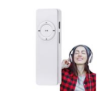 Lettore MP3 lungo, leggero e ricaricabile, lettore audio digitale con altoparlante integrato, suono senza perdite, supporta fino a 32 GB di spazio di archiviazione per camminare, correre, viaggi,