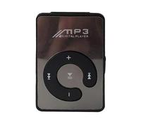 Lettore MP3 - Mini multimediale musicale digitale | PP MiniMP3 BackClip Player con auricolare | MiniMP3 indossabile con cavo - auricolare, musicali indossabili per sport, corsa, jogging