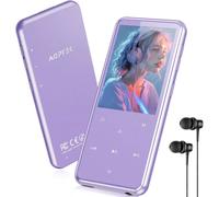Lettore MP3 MP4 64 GB Bluetooth 5.3 schermo 2.4"" HiFi touch speaker sportivo