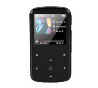 Lettore MP3 Portatile 64GB, Dispositivo Audio Bluetooth Leggero, per Uso | Qualità audio HiFi, supporta vari formati audio, design ergonomico, batteria ricaricabile da 500mAh, ideale per studiare,