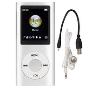 Lettore MP3 Sottile con Display LCD da 1,8 Pollici, Lettore Musicale MP3 Multifunzione Elegante e Portatile, qualit¨¤ del Suono Senza Perdite, 8 Ore in Standby Lettore Musicale