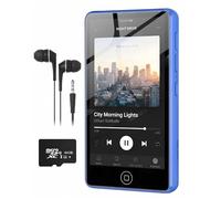 Lettore MP3 Spotify da 80 GB con Bluetooth e WiFi, AGXOV MP4 Lettore Musicale con Schermo Touchscreen da 4,02 Pollici, MP3 Android Portatile con Audible, Deezer, Play Store, Blu