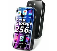 Lettore MP4 da 256 GB con Bluetooth WiFi 4G Internet, Mini MP3 MP4 Player con Spotify, 3.0 Touchscreen Lettore musicale digitale con musica Amazon, Lettore MP3 Android portatile con YouTube, Google