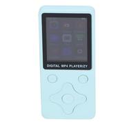 Lettore MP4, Lettore MP3 HiFi Smart HD con Cancellazione del Rumore con Auricolari, Schermo LCD da 1,8 Pollici da 64 GB, Supporto per Lettore Musicale da 180 MAh, Film, (BLUE)