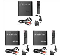 Lettore multimediale 3X MKV 264 HDD Lettore multimediale Full HD 1080P USB con SD Media TV Box SPINA UE