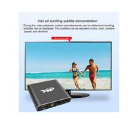 Lettore Multimediale 4K H.265 Ad HD 1080P Full HD MP4 Video Lettore HDD Multimediale Micro- TF Card USB Disk Pen Drive US