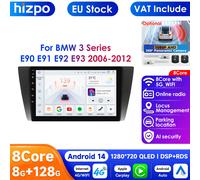 Lettore multimediale 8G + 128G Android Car per BMW Serie 3 E90 E91 E92 E93 2006-2012 Navigazione GPS Unità principale audio stereo AutoRadio