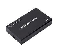 Lettore Multimediale Digitale, Lettore Multimediale 4K 60FPS con Telecomando, Supporta Registrazione in, Uscita, VGA (Spina europea)