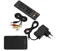 Lettore multimediale HD Lettore audio e video HDMI 1080P con telecomando IR 110V-240V(Spina UE)