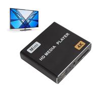 Lettore Multimediale HDMI, Mini Lettore Multimediale 4K con Telecomando, Lettore MP4 Digitale per HDD/unità USA/scheda TF/H.265 MP4 PPT MKV, Supporto HDMI/AV e Mouse/tastiera
