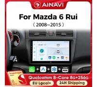 Lettore multimediale per auto Ainavi per Mazda 6 GH 2008 2009 2010 2011 2012 2012 Wireless Carplay Android Auto 4G Wifi 2din